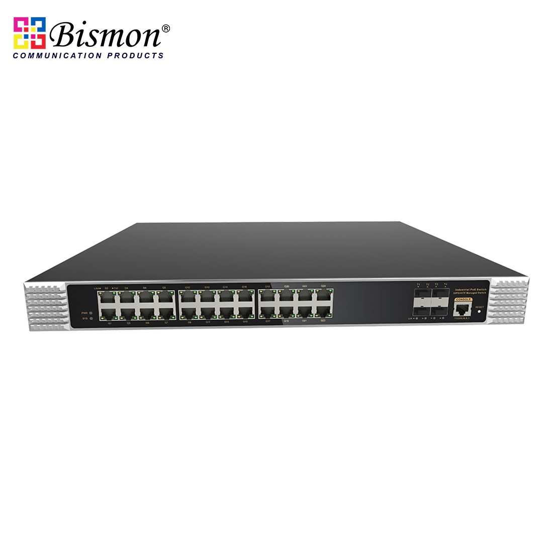 10G-uplink-28-port-L2-managed-industrial-PoE-fiber-switch